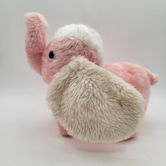 Dakin Pink Elephant Plush Vintage 1977 Rattle Chime Baby Stuffed Toy Floppy Ears - Picture 8 of 11